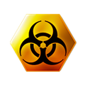 Mega Brutal biohazard symbol