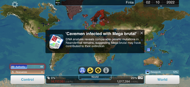 Cavemen infected