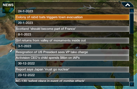 One of the first events of Not Another Zombie Game (NAZG), which involves the evacuation of an Indian town by rabid bats