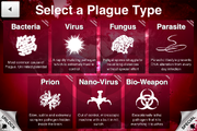 Selecting a plague.